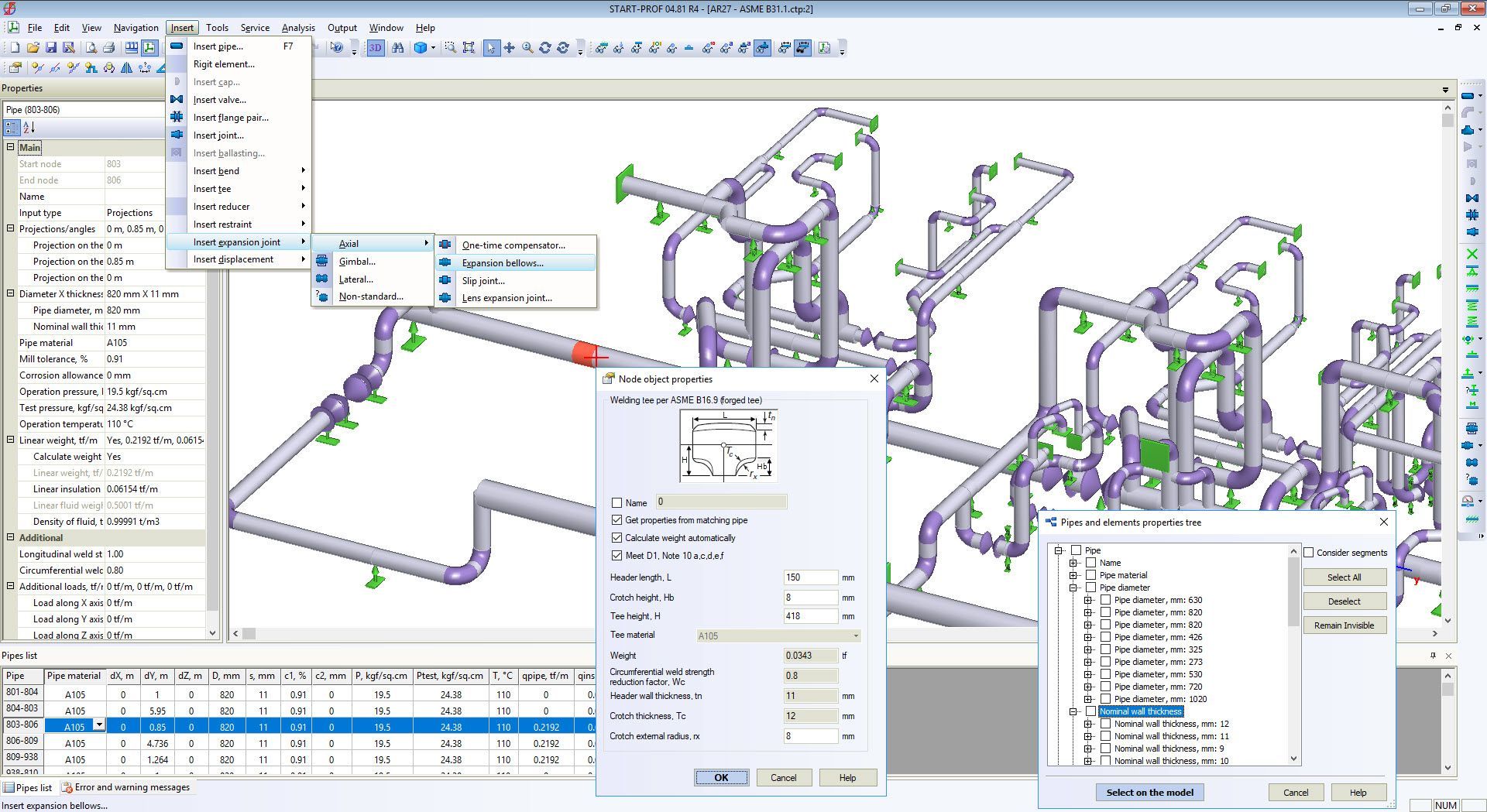 Pipe grid - Atir Engineering Software Development