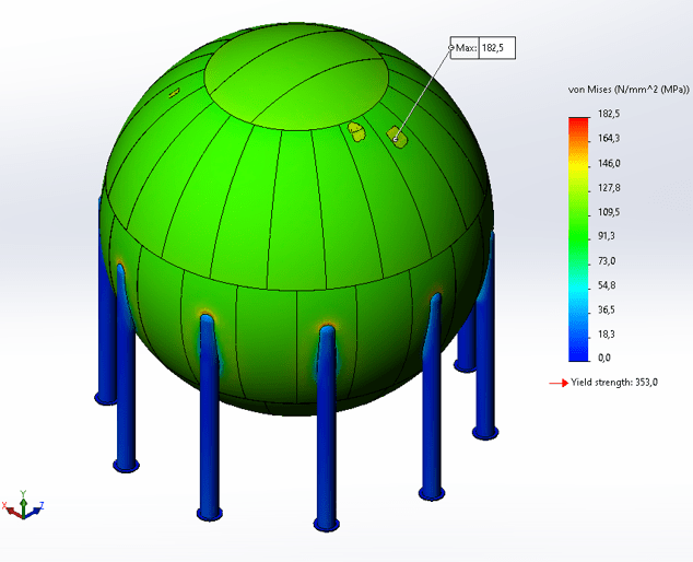 Development of FFS study for sphere | API 579-1 / ASME FFS-1 - Arveng ...